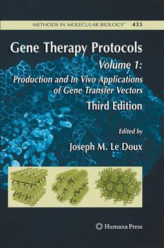Cover image for Gene Therapy Protocols: Volume 1: Production and In Vivo Applications of Gene Transfer Vectors