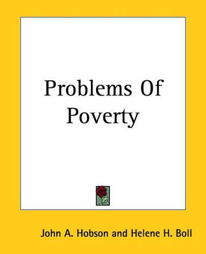 Cover image for Problems Of Poverty