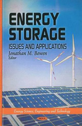 Cover image for Energy Storage: Issues & Applications