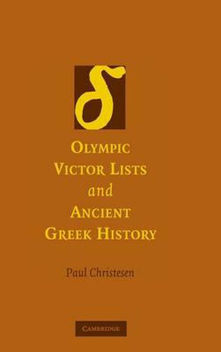 Cover image for Olympic Victor Lists and Ancient Greek History