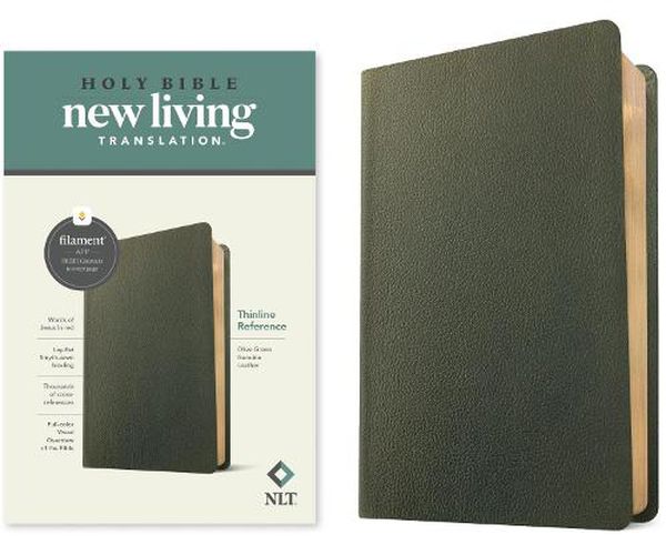 Cover image for NLT Thinline Reference Bible, Filament Edition, Green