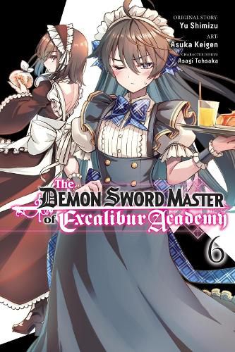 Cover image for The Demon Sword Master of Excalibur Academy, Vol. 6 (manga)