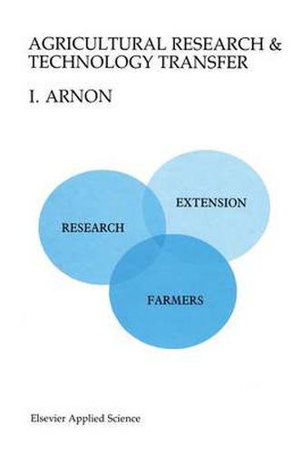 Cover image for Agricultural Research and Technology Transfer