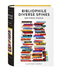 Cover image for Bibliophile Diverse Spines 500-Piece Puzzle