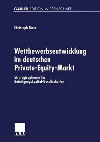 Cover image for Wettbewerbsentwicklung im Deutschen Private-Equity-Markt