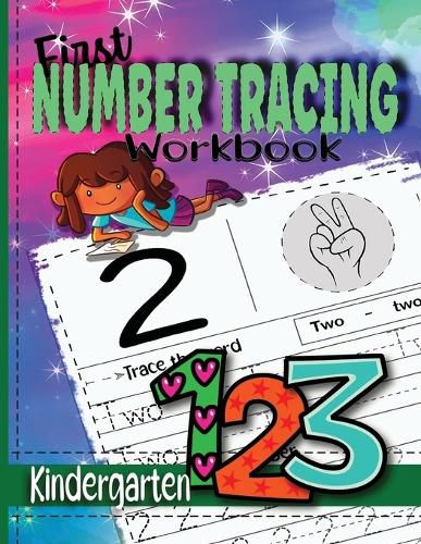 Cover image for First Number Tracing Workbook for Kindergarten