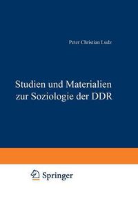 Cover image for Studien Und Materialien Zur Soziologie Der DDR