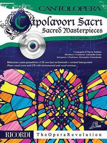Cover image for Capolavori Sacri: Sacred Masterpieces for Alto