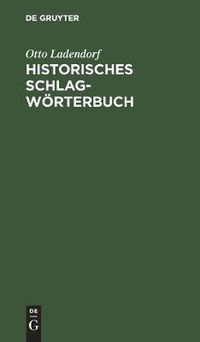 Cover image for Historisches Schlagwoerterbuch