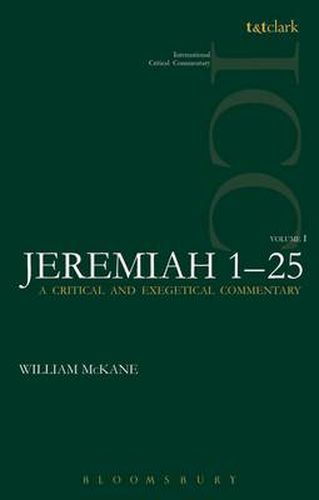 Cover image for Jeremiah (ICC): Volume 1: 1-25