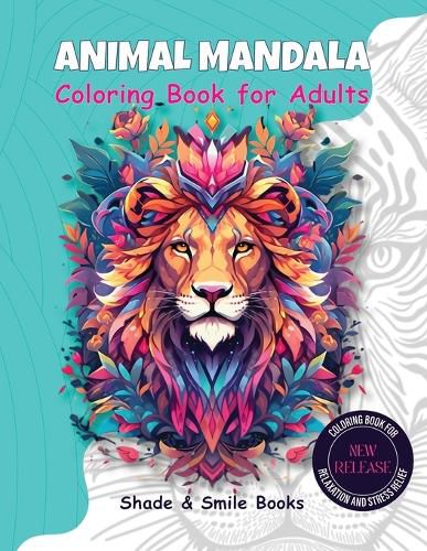 Cover image for Animal Mandala Coloring Book for Adults