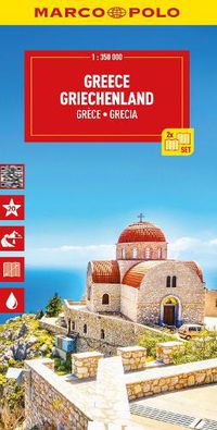Cover image for Greece & Islands Marco Polo Map