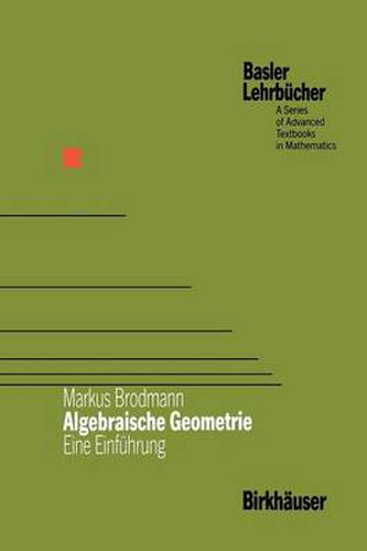 Cover image for Algebraische Geometrie: Eine Einfuhrung