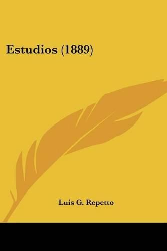 Cover image for Estudios (1889)