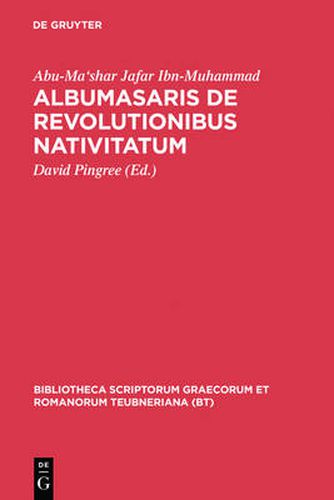 Cover image for Albumasaris de revolutionibus nativitatum