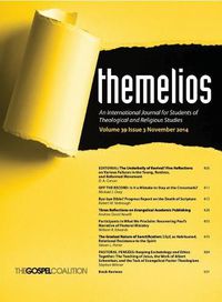 Cover image for Themelios, Volume 39, Issue 3