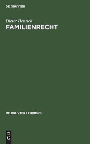 Cover image for Familienrecht