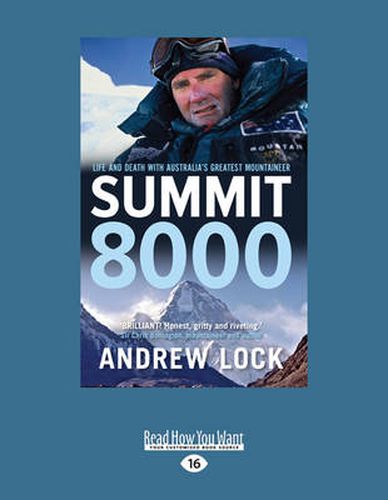 Cover image for Summit 8000: Life and Death with Australia's Greatest Mountaineer