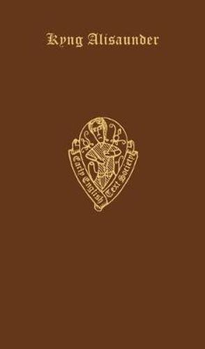 Cover image for Kyng Alisaunder vol I Text