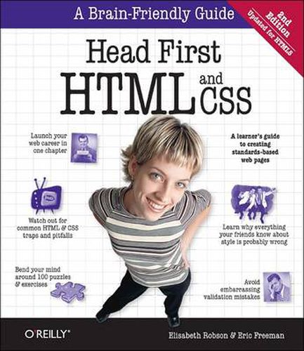 Cover image for Head First HTML and CSS