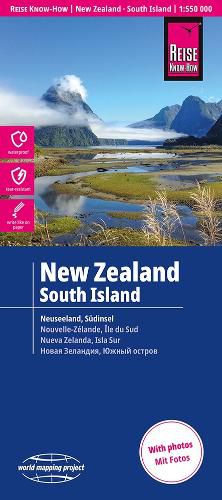 Cover image for New Zealand, South Island Map