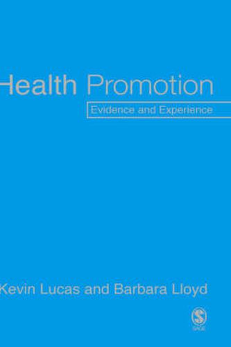 Cover image for Health Promotion: Evidence and Experience