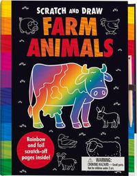 Cover image for Scratch and Draw Farm Animals