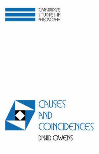 Cover image for Causes and Coincidences