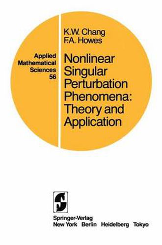 Cover image for Nonlinear Singular Perturbation Phenomena: Theory and Applications