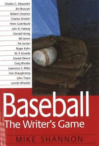 Cover image for Baseball: The Writer's Game