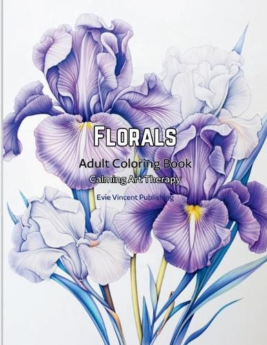 Cover image for Florals Adult Coloring Book