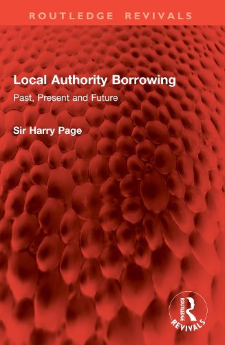 Cover image for Local Authority Borrowing