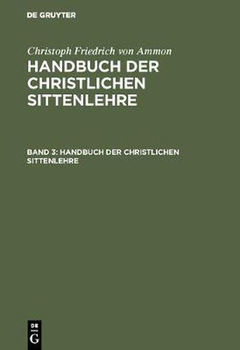 Cover image for Handbuch der christlichen Sittenlehre