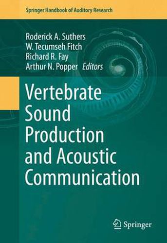 Cover image for Vertebrate Sound Production and Acoustic Communication