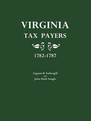 Virginia Tax Payers 1782-1787