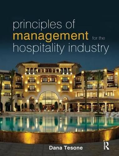 Cover image for Principles of Management for the Hospitality Industry