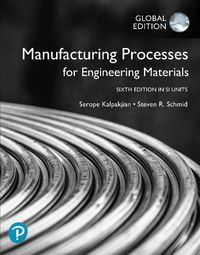 Cover image for Manufacturing Processes for Engineering Materials in SI Units