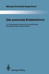 Cover image for Die Oneiroide Erlebnisform