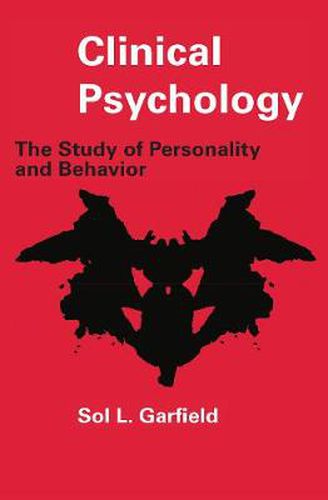 Cover image for Clinical Psychology: The Study of Personality and Behavior