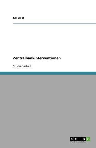 Cover image for Zentralbankinterventionen