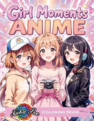 Cover image for Girl Moments Coloring Book