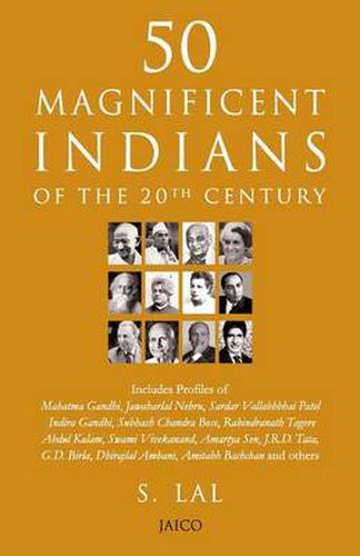 Cover image for 50 Magnificent Indians of the 20th Century