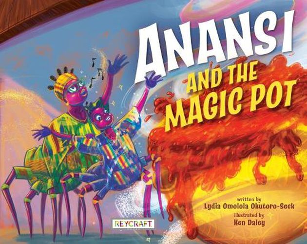 Cover image for Anansi and the Magic Pot