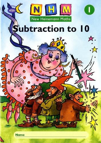 Cover image for New Heinemann Maths Year 1, Subtraction to 10 Activity Book (single)