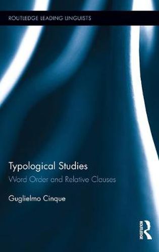 Cover image for Typological Studies: Word Order and Relative Clauses