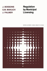 Cover image for Regulation by Municipal Licensing