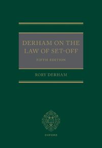 Cover image for Derham on the Law of Set Off