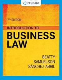 Cover image for Introduction to Business Law