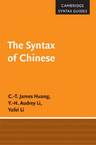 Cover image for The Syntax of Chinese