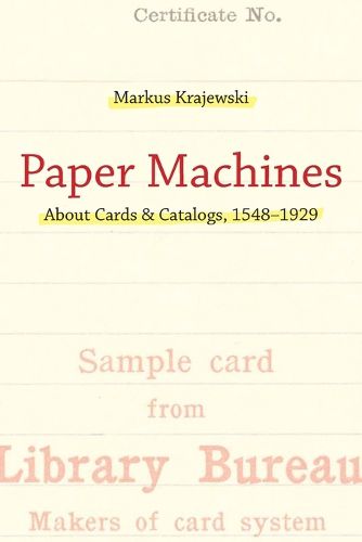 Cover image for Paper Machines
